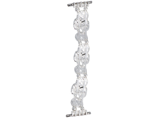 Bransoleta do smartwatcha GlacierX Gleam Ruffle Stretch Bracelet Charcoal Pearl do Apple Watch 38/40/41mm Czarna