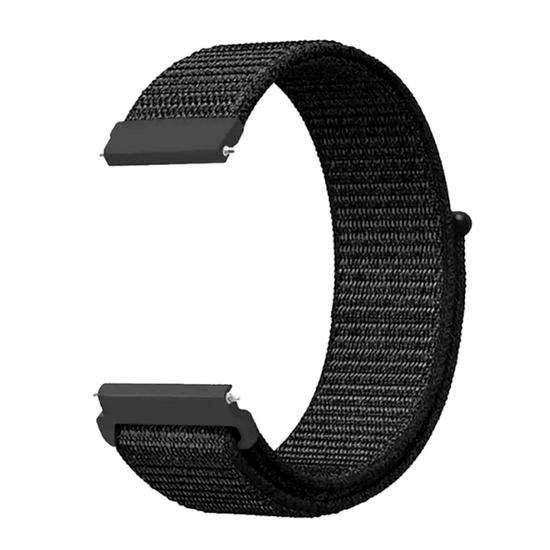 Nowy pasek do smartwatcha GlacierX Grip Strap Nylon Black 22mm