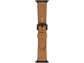 Neues Armband für die Smartwatch GlacierX Vintage Leather Tan Brown für Apple Watch 42/44/45/49mm Braun