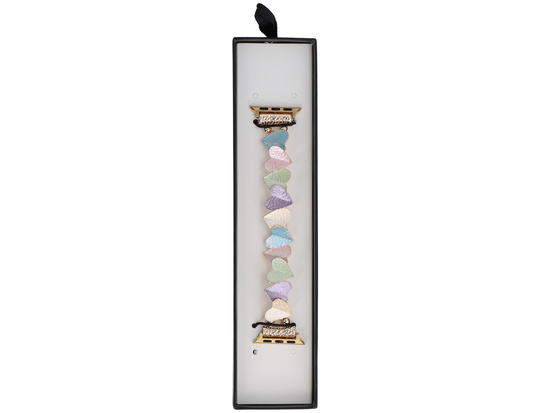 Bransoleta do smartwatcha GlacierX Gleam Heartbeat Stretch Bracelet Pastel Haze do Apple Watch 38/40/41mm Pastelowa