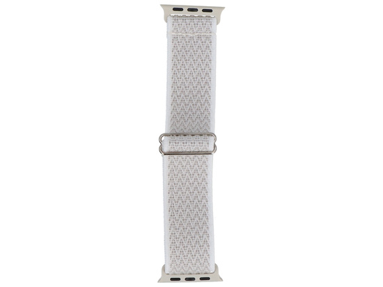 Neues Armband GlacierX Braided SlideLock Frost Gray für Apple Watch 38/40/41mm Weiß-Grau