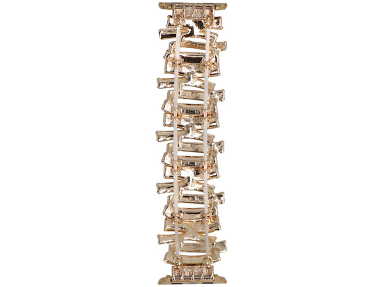 Bransoleta do smartwatcha GlacierX Gleam Ribbon Stretch Bracelet Costal Blue do Apple Watch 38/40/41mm Złoto-Niebieska