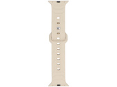 Pasek do smartwatcha GlacierX Silicone Wave Almond Cream do Apple Watch 38/40/41mm Kremowy Beż