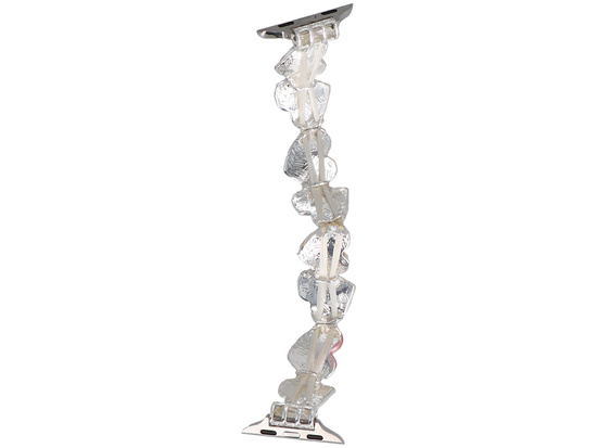 Neue Armbanduhr GlacierX Gleam Heart Stretch Bracelet Sweet Candy für Apple Watch 38/40/41mm Pastellfarben