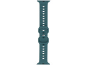 Pasek do smartwatcha GlacierX Silicone Ribbed Ocean Green do Apple Watch 42/44/45/49mm Zielony