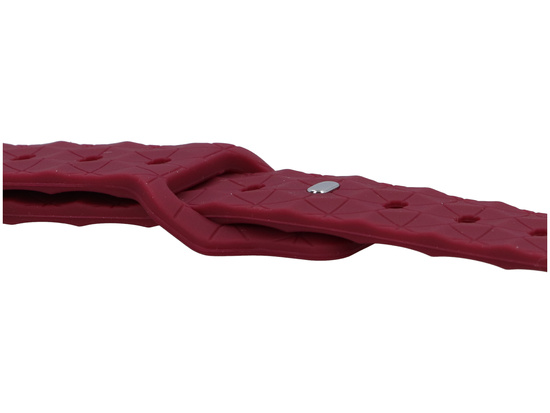 GlacierX Silikon Rhombille Burgunder Armband für Apple Watch 38/40/41mm Bordeaux