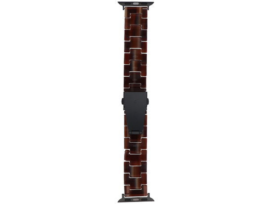 Bransoleta do smartwatcha GlacierX Resin Link Bracelet Chocolate Toffee do Apple Watch 38/40/41mm Brązowa