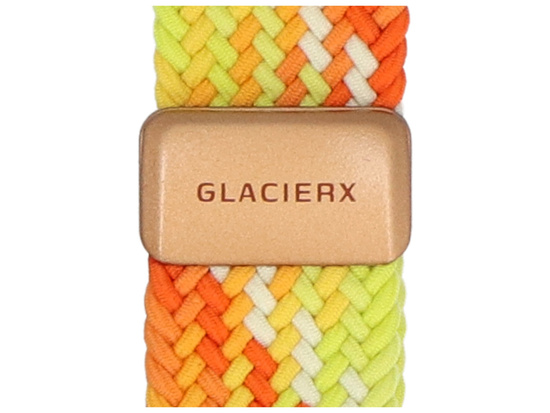 Pasek GlacierX Braided Magnetic Buckle Citrus Candy do Apple Watch 38/40/41mm Cytrusowy