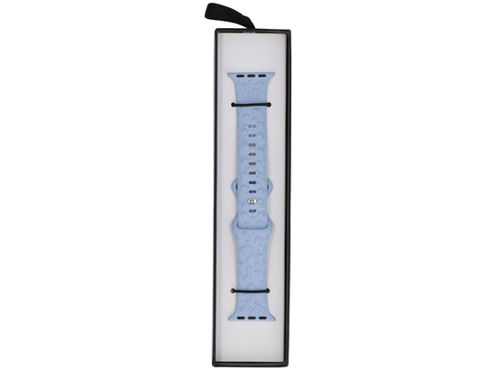 Pasek do smartwatcha GlacierX Silicone Textured Azure Sky do Apple Watch 38/40/41mm Błękitny