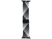 Pasek GlacierX Braided Magnetic Buckle Ebony Mosaic do Apple Watch 42/44/45/49mm Czarno-biały ombre