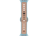 Pasek do smartwatcha GlacierX Silicone Retro Future Aero Sand do Apple Watch 42/44/45/49mm Beżowo-Błękitny