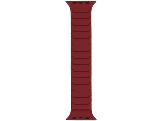 Pasek do smartwatcha GlacierX Silicone Magnetic ExoStripe Burgundy do Apple Watch 42/44/45/49mm Bordowy