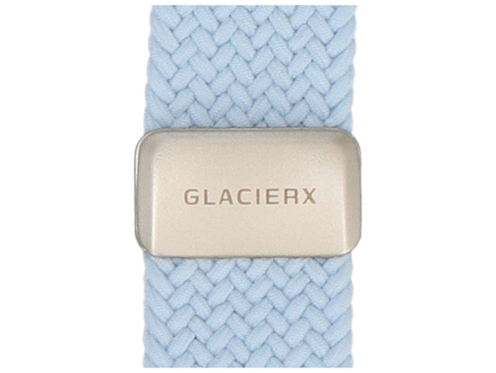 Pasek GlacierX Braided Magnetic Buckle Dreamy Blue do Apple Watch 38/40/41mm Błękitny