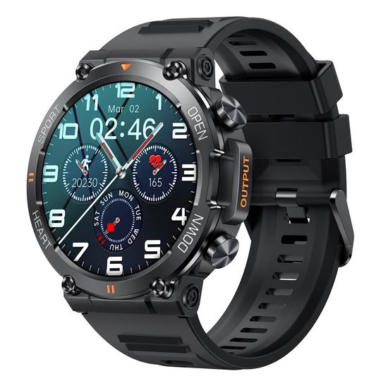 Neuer Smartwatch GlacierX Glow Select Black GX-GC56