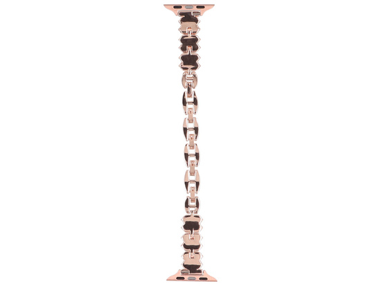 Neue Armbanduhr GlacierX Zirconia Clover Chain Bracelet Roségold für Apple Watch 38/40/41mm Farbe Roségold