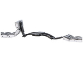 Bransoleta do smartwatcha GlacierX Modern Bicolor Silver & Black Srebrny + czarny 22mm