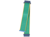 Neues Armband für die Smartwatch GlacierX Grip Strap Nylon Crayon Green Jadeit + Gelb und Blau 22mm