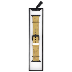 GlacierX Pasek Leather Seam Avocado Green do Apple Watch 42/44/45/49mm