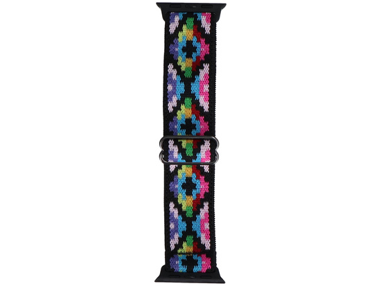 Pasek do smartwatcha GlacierX Nylon Nomad Threads Pixel Bloom do Apple Watch 38/40/41mm Wielokolorowy