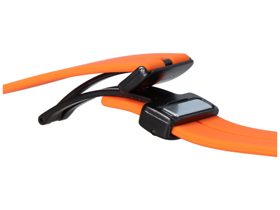 Set aus zwei Armbändern für Smartwatch GlacierX Silikon Magnetverschluss Vibrant Orange + Grip Strap Nylon Ocean Blue 22mm