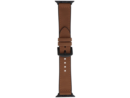 Pasek do smartwatcha GlacierX Vintage Leather Hazelnut Brown do Apple Watch 42/44/45/49mm Brązowy