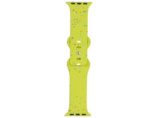 Pasek do smartwatcha GlacierX Silicone Loop Band Limeade Sprinkle do Apple Watch 38/40/41mm Limonkowy multikolor