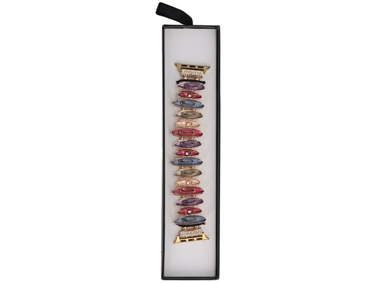 Bransoleta do smartwatcha GlacierX Gleam Waves Stretch Bracelet Joyful Splash do Apple Watch 38/40/41mm Wielokolorowa