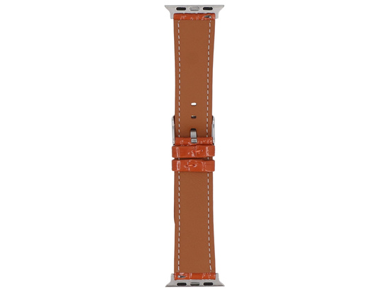 GlacierX Pasek Glossy Leather Caramel Brown do Apple Watch 38/40/41mm Karmelowy