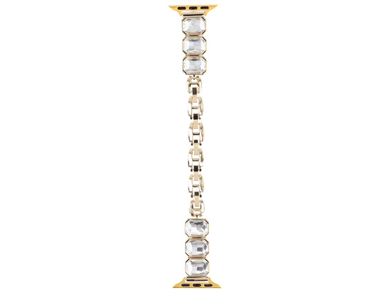 Bransoleta do smartwatcha GlacierX Zirconia Chain Bracelet Rose Gold do Apple Watch 38/40/41mm kolor Różowe Złoto