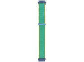 Pasek do smartwatcha GlacierX Grip Strap Nylon Crayon Green Jadeitowy + żółty i niebieski 22mm