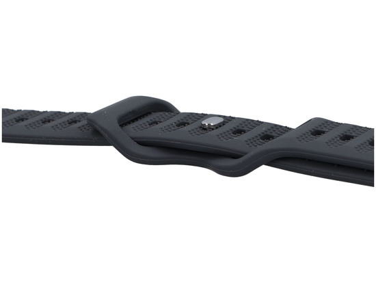 Pasek do smartwatcha GlacierX Silicone Ribbed Anthracite Grey do Apple Watch 42/44/45/49mm Antracytowy