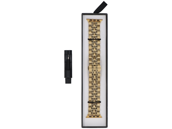 Bransoleta do smartwatcha GlacierX Multi-Link Bracelet Gold do Apple Watch 38/40/41mm Złota