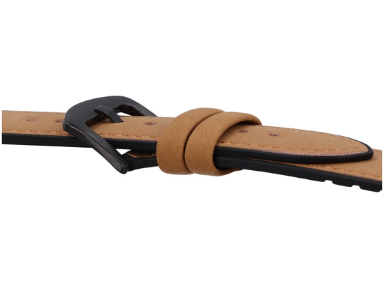 Pasek do smartwatcha GlacierX Vintage Leather Tan Brown do Apple Watch 42/44/45/49mm Brązowy