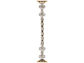 Bransoleta do smartwatcha GlacierX Zirconia Cross Chain Bracelet Gold do Apple Watch 38/40/41mm złoty