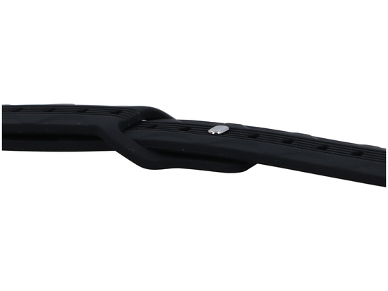 Pasek do smartwatcha GlacierX Silicone Wave Black do Apple Watch 38/40/41mm Czarny