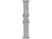 Pasek do smartwatcha GlacierX Silicone Textured Stone Gray do Apple Watch 38/40/41mm Szary