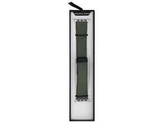 GlacierX Pasek Leather Magnetic Buckle Stone Green do Apple Watch 42/44/45/49mm Nefrytowy Zielony