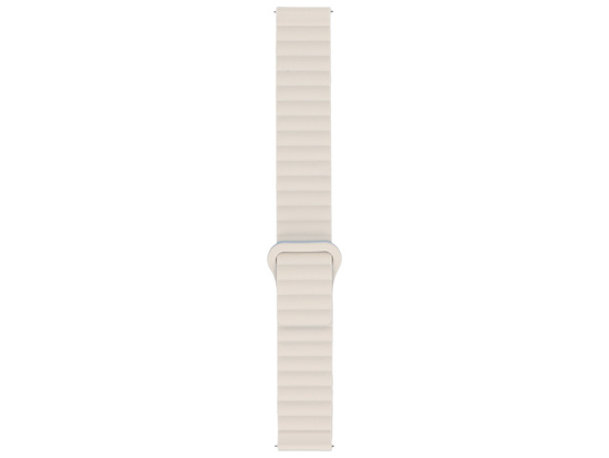 Pasek do smartwatcha GlacierX Silicone Magnetic Wave Creamy Sky Śmietankowo-błękitny 22mm