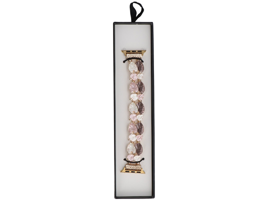 Bransoleta do smartwatcha GlacierX Gleam Syngonium Stretch Bracelet Dusty Purple do Apple Watch 38/40/41mm Wrzosowa