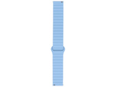 Neues Armband für die Smartwatch GlacierX Silicone Magnetic Wave Creamy Sky Sahneblau 22mm
