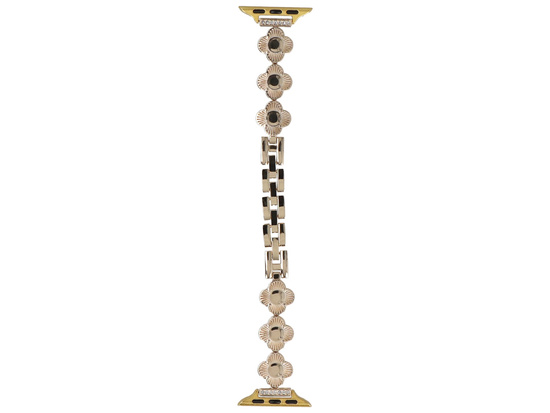 Bransoleta do smartwatcha GlacierX Zirconia Moderne Chain Bracelet Gold do Apple Watch 38/40/41mm złoty
