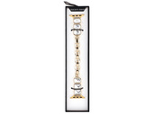 Neue Armbanduhr GlacierX Zirconia Chain Bracelet Gold für Apple Watch 38/40/41mm Farbe Gold