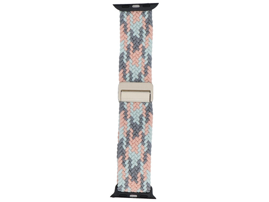 Pasek GlacierX Braided Magnetic Buckle Mint Candy do Apple Watch 38/40/41mm Miętowo-różowy