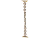 Bransoleta do smartwatcha GlacierX Zirconia Flower Chain Bracelet Gold do Apple Watch 38/40/41mm złoty