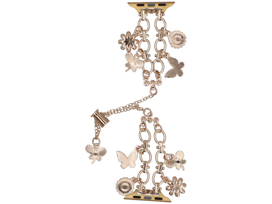 Bransoleta do smartwatcha GlacierX Slider Clasp Double Chain Princess Bracelet Rose do Apple Watch 38/40/41mm Rose Gold