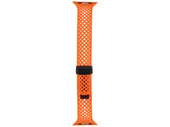 Neues Armband für die Smartwatch GlacierX Silicone Air Dot Magnetic Vibrant Orange für die Apple Watch 42/44/45/49mm Orange
