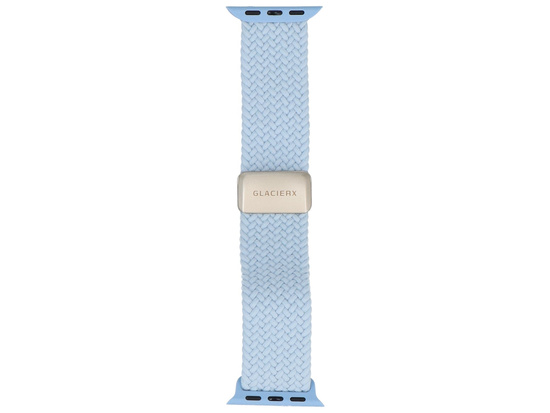 Pasek GlacierX Braided Magnetic Buckle Dreamy Blue do Apple Watch 38/40/41mm Błękitny