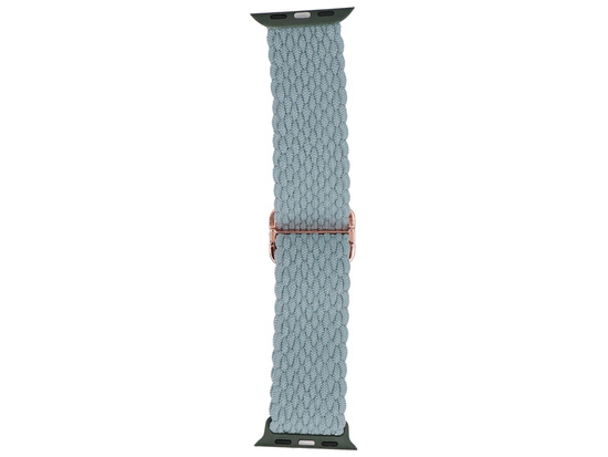 Pasek GlacierX Braided SlideLock Sage Blue do Apple Watch 38/40/41mm Szałwiowy Niebieski