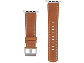 Neues Armband für die Smartwatch GlacierX Classic Leather Brown, geeignet für die Apple Watch 42/44/45/49mm.