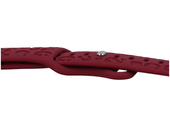 Pasek do smartwatcha GlacierX Silicone Leopard Burgundy do Apple Watch 38/40/41mm Burgundowy